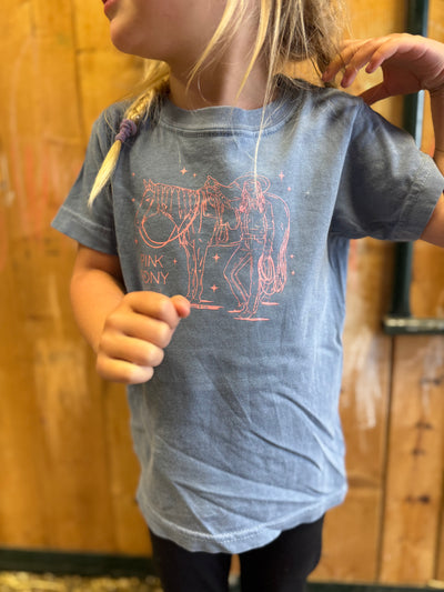 Pink Pony Youth Tee - SMALL GRAPHIC