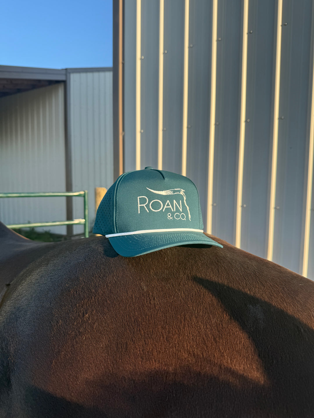 OG Logo Teal & Ivory Rope Hat