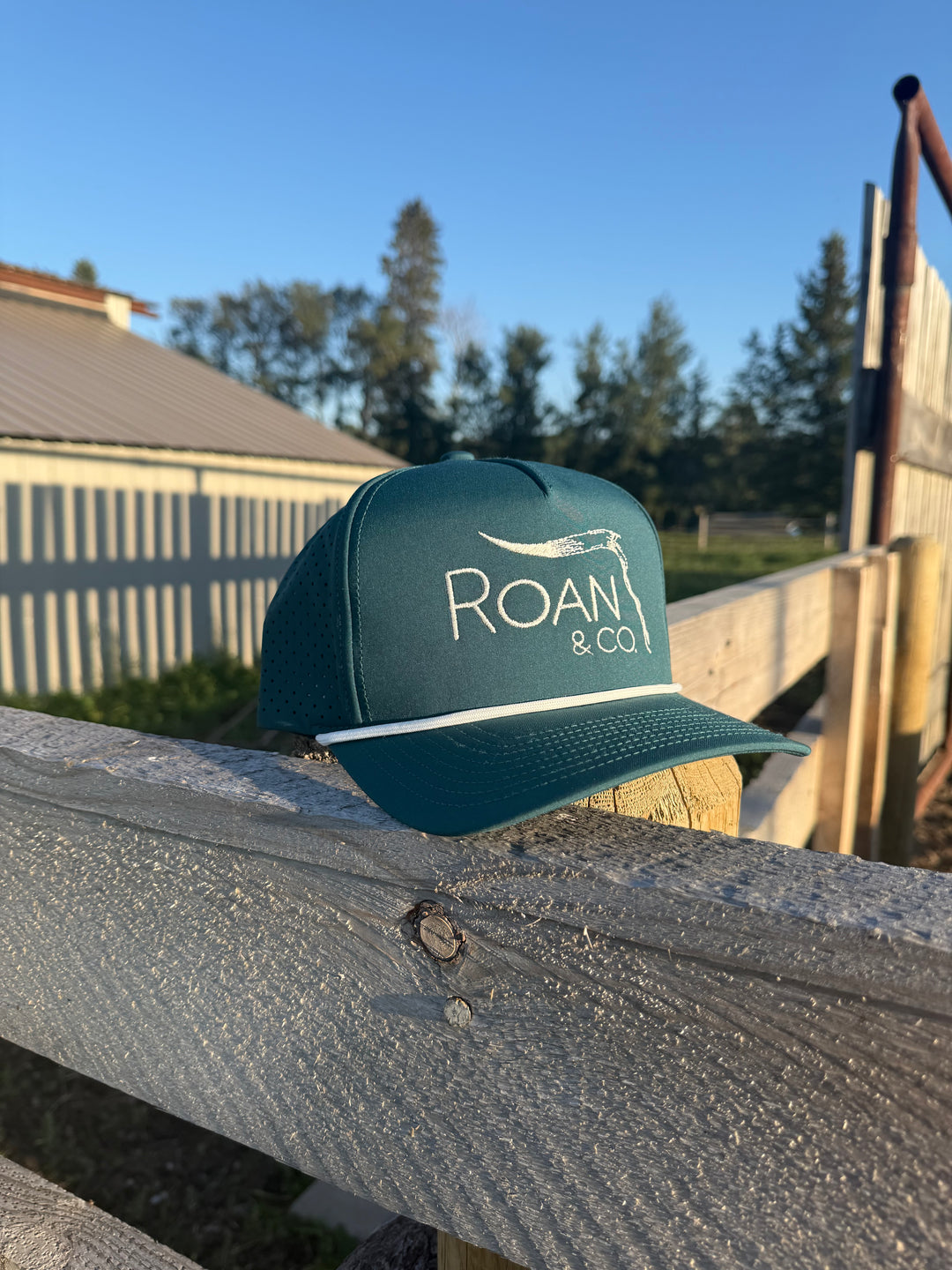 OG Logo Teal & Ivory Rope Hat