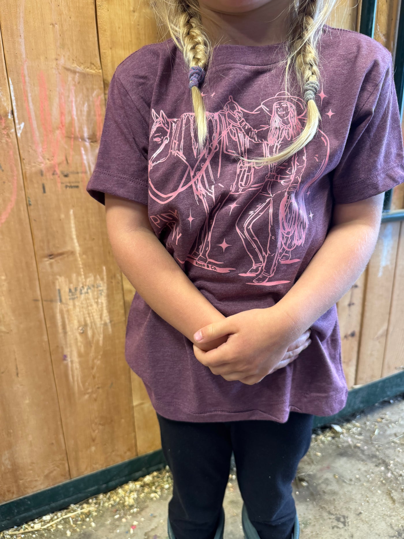 Pink Pony Youth Tee - FULL SIZE GRAPHIC