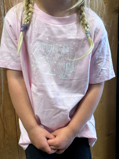 Pink Pony Youth Tee - SMALL GRAPHIC