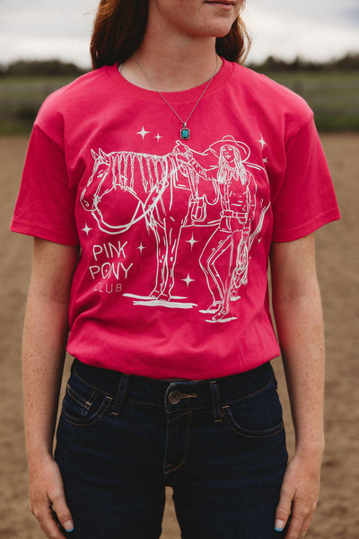 Pink Pony Youth Tee - FULL SIZE GRAPHIC