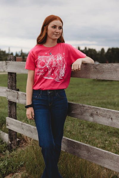 Pink Pony Youth Tee - FULL SIZE GRAPHIC