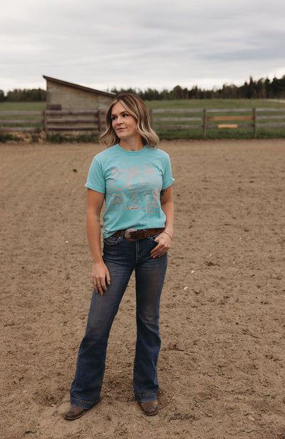 Pink Pony Youth Tee - FULL SIZE GRAPHIC