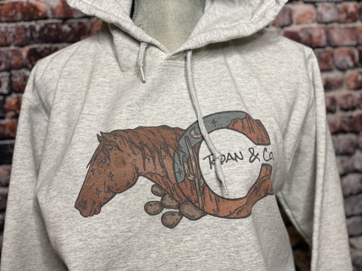 Horse Head Logo Hoodie